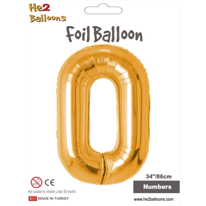 34 Altın Renk Folyo Balon ( 0 )