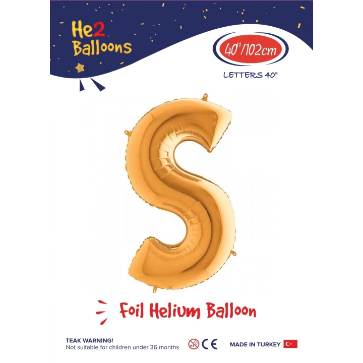 40 Altın Renk Folyo Balon ( S )