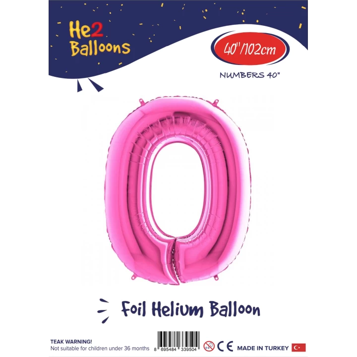 40 Pembe Renk Folyo Balon ( 0 )
