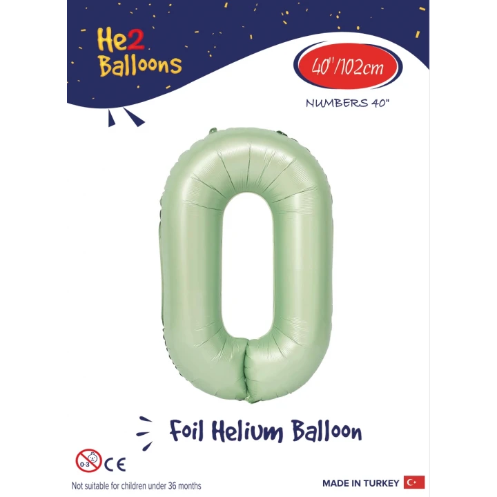 40 Su Yeşili Renk Folyo Balon ( 0 )