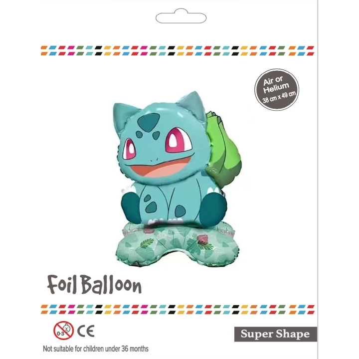 Ayaklı Bulbasaur Folyo Balon