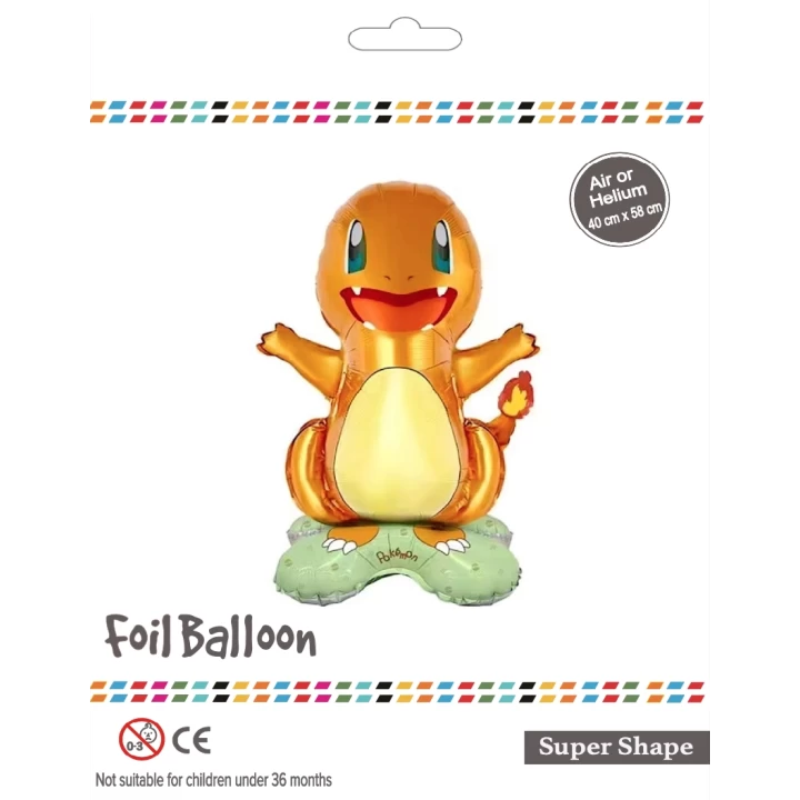 Ayaklı Charmander Folyo Balon