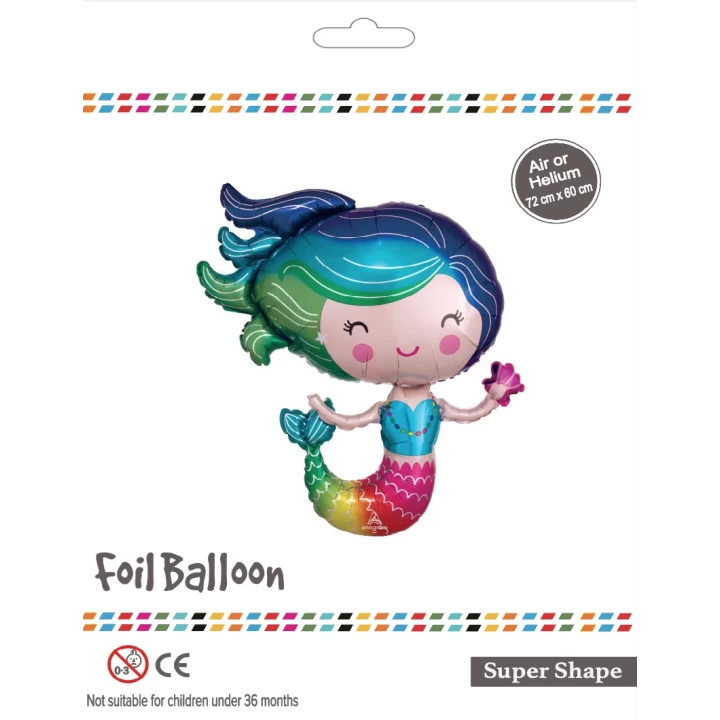Deniz Kızı Folyo Balon