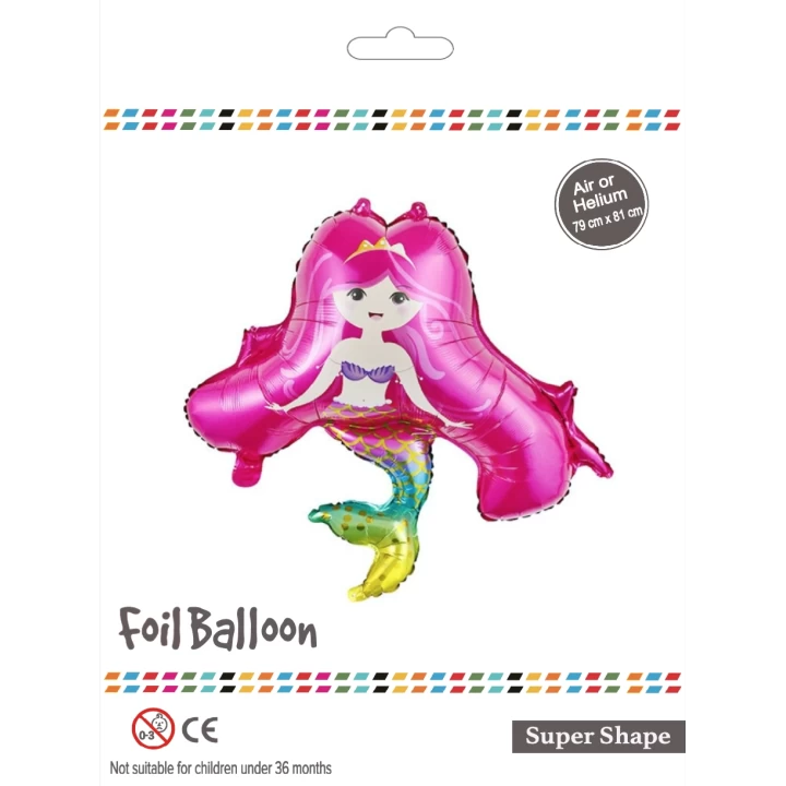 Deniz Kızı Folyo Balon