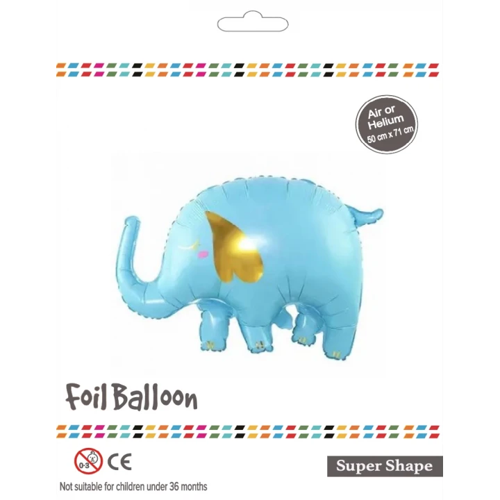Mavi Fil Folyo Balon