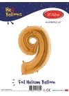 16Altın Renk Folyo Balon ( 9 )