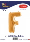 16Altın Renk Folyo Balon ( F )