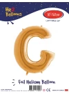 16Altın Renk Folyo Balon ( G )