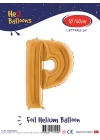 16Altın Renk Folyo Balon ( P )