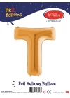 16Altın Renk Folyo Balon ( T )