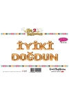 16 Altın Renk İyiki Doğdun Set Balon