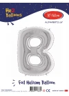 16Gümüş Renk Folyo Balon ( B )