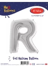 16Gümüş Renk Folyo Balon ( R )