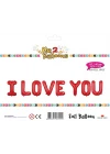 16Kırmızı I Love You Folyo Balon