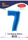 16Mavi Renk Folyo Balon ( 7 )
