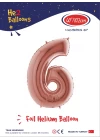 16Rose Gold Folyo Balon ( 6 )