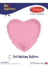 18Açık Pembe Kalp Folyo Balon