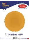 18Altın Yuvarlak Folyo Balon