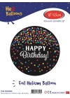 18Baskılı Yuvarlak Folyo Balon