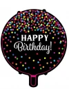 18Baskılı Yuvarlak Folyo Balon 50 Li Paket