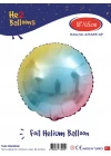 18Gökkuşağı Yuvarlak Folyo Balon