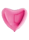 18Pembe Kalp Folyo Balon (50Li Paket)