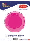 18Pembe Yuvarlak Folyo Balon