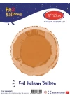 18Rose Gold Yuvarlak Folyo Balon