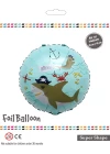 18Yuvarlak Korsan Folyo Balon