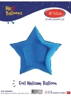 24Mavi Yıldız Folyo Balon