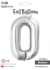 34 Gümüş Renk Folyo Balon ( 0 )