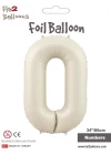 34 Krem Renk Folyo Balon ( 0 )