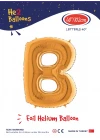 40 Altın Renk Folyo Balon ( B )