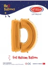 40 Altın Renk Folyo Balon ( D )