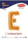 40 Altın Renk Folyo Balon ( E )