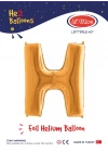 40 Altın Renk Folyo Balon ( H )