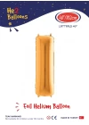 40 Altın Renk Folyo Balon ( I )