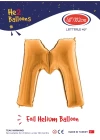 40 Altın Renk Folyo Balon ( M )