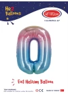 40 Gökkuşağı Renk Folyo Balon ( 0 )