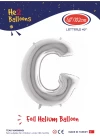 40 Gümüş Renk Folyo Balon ( G )