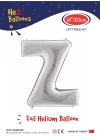 40 Gümüş Renk Folyo Balon ( Z )