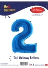 40 Mavi Renk Folyo Balon ( 2 )
