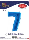40 Mavi Renk Folyo Balon ( 7 )