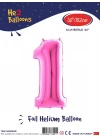 40 Pembe Renk Folyo Balon ( 1 )