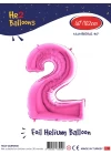 40 Pembe Renk Folyo Balon ( 2 )