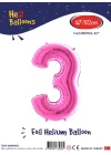 40 Pembe Renk Folyo Balon ( 3 )