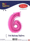 40 Pembe Renk Folyo Balon ( 6 )