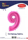 40 Pembe Renk Folyo Balon ( 9 )