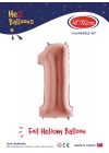40 Rose Renk Folyo Balon ( 1 )