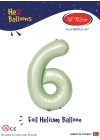 40 Su Yeşili Renk Folyo Balon ( 6 )